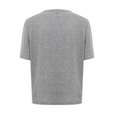 Dsquared² Chic Gray Cotton Tee for the Modern Woman